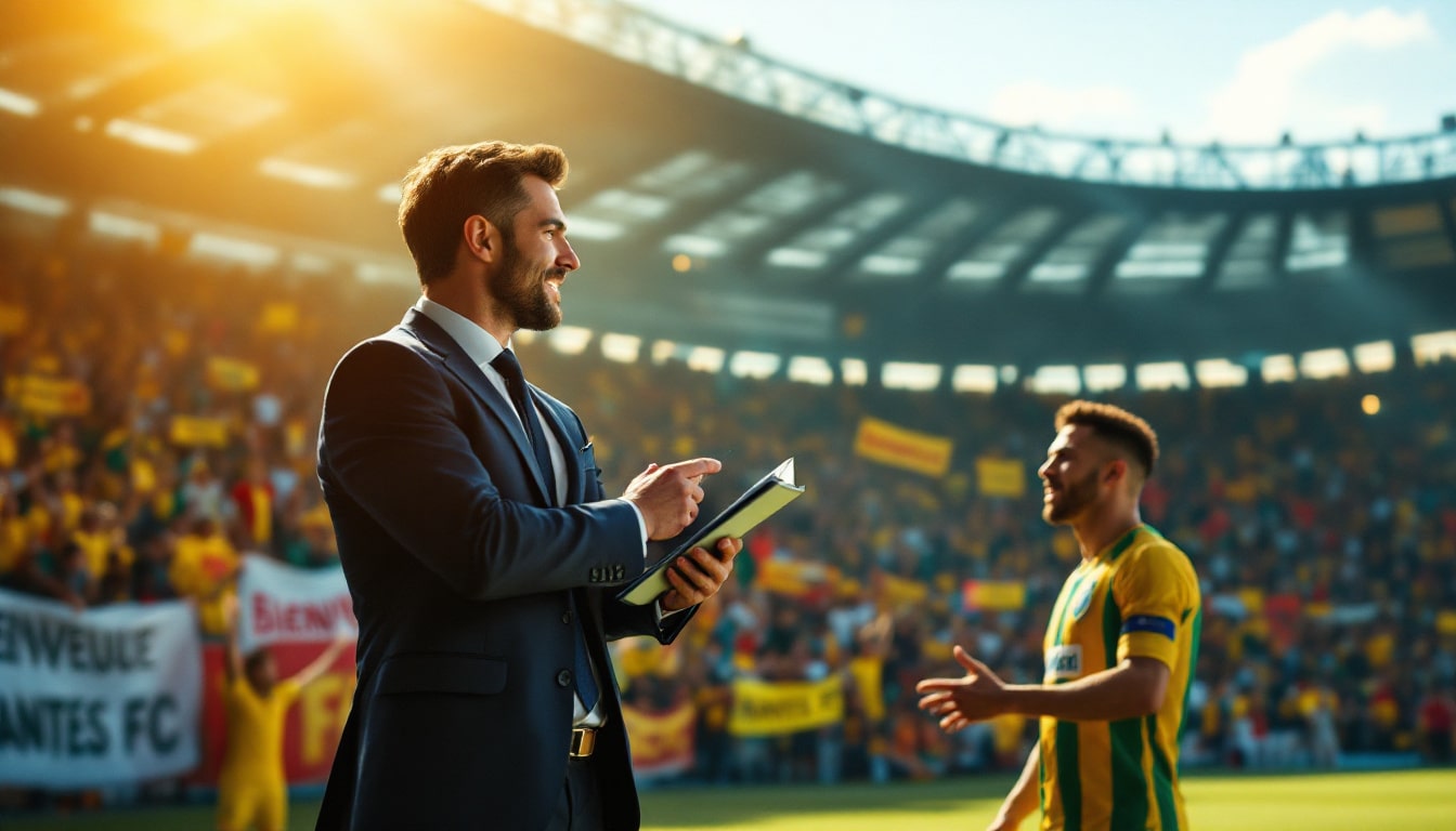 découvrez les dernières rumeurs du mercato pour le fc nantes. un nouveau responsable pourrait débarquer, inspiré par le talent de matthis abline. restez informés des évolutions et des stratégies du club nantais dans ce mercato palpitant.