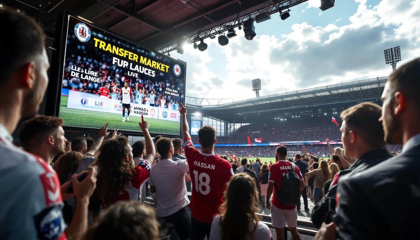suivez en direct le mercato avec les dernières nouvelles des transferts : lille cible de lange, tandis qu'ahmed hassan fait ses adieux au havre. ne manquez aucune annonce et restez informé des évolutions du marché des transferts !